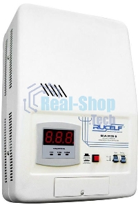 Стабилизатор RUCELF SRW-5000-Dоднофазный, цифровой 220В 5000ВА вх.:140-260В настенный