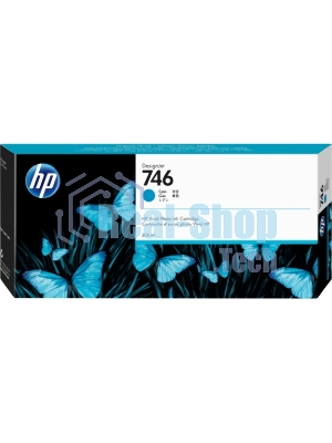 Картридж струйный HP 746 300-ml голубой Ink Cartridge