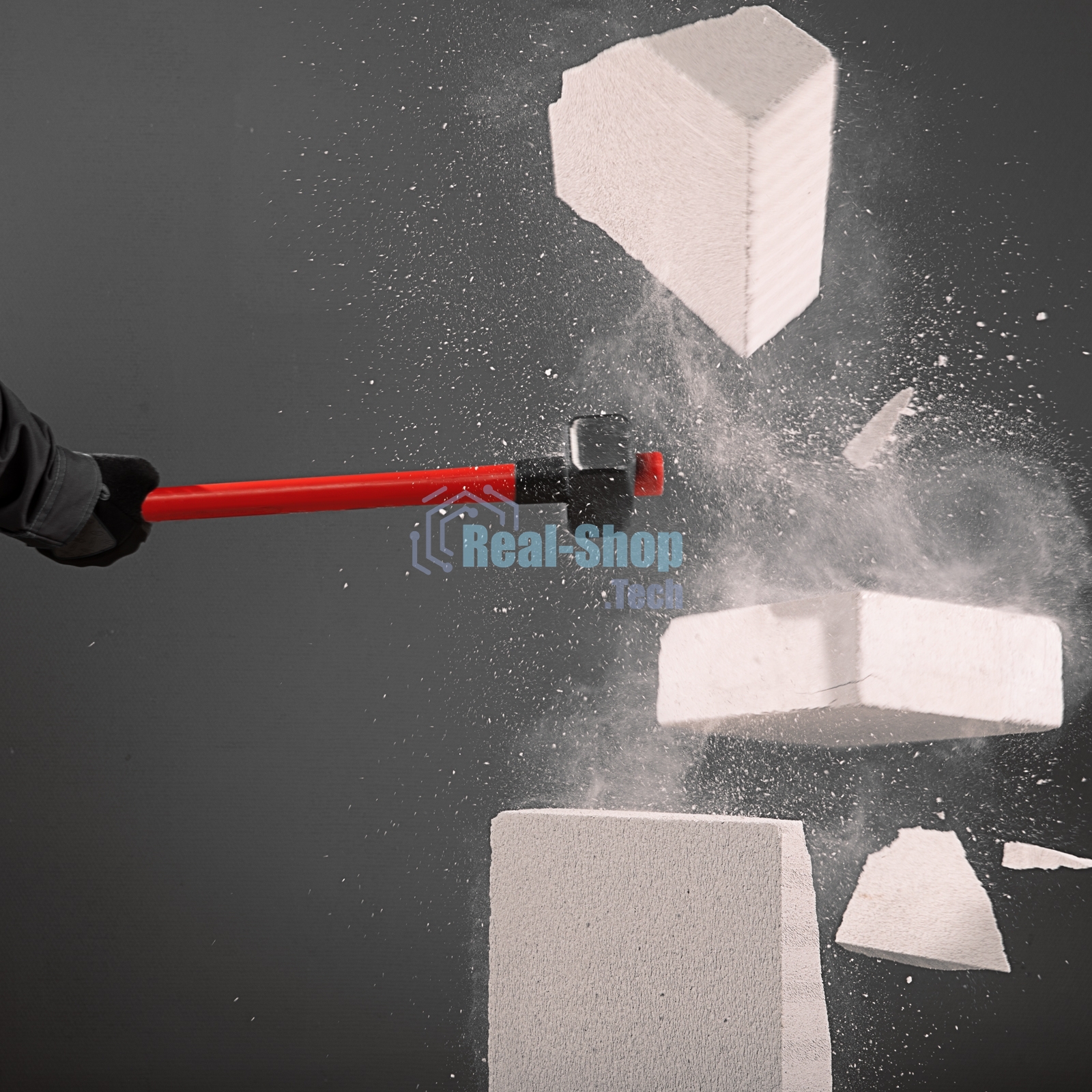 Кувалда Matrix 3000г фибергласовая обрезиненная рукоятка master