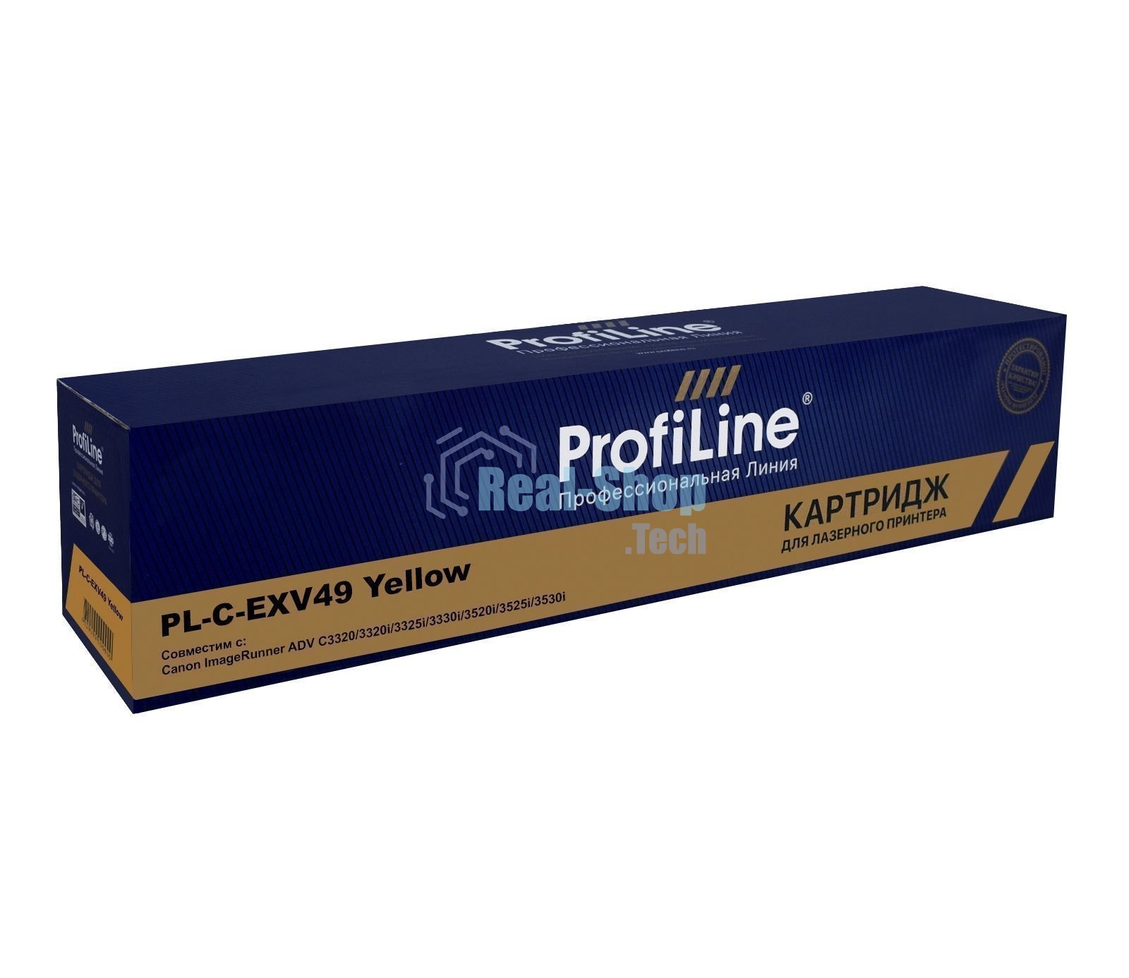 Картридж Тонер-туба ProfiLine PL-C-EXV49 для принтеров Canon ImageRunner ADV C3320/3320i/3325i/3330i/3520i/3525i/3530i Yellow 19000 копий