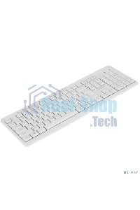 Клавиатура проводная Gembird KB-8430M, USB, белый