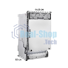 Встраиваемая посудомоечная машина Bosch SPV2HKX42E, черный, 44.8 см, 10 компл., 46 дБ, класс E