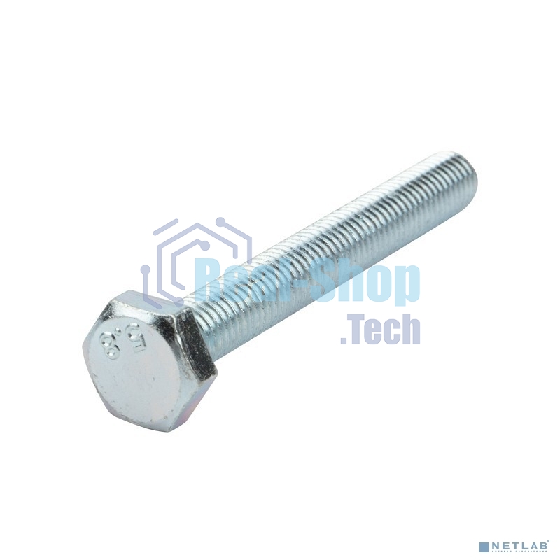 Болт шестигранный Kranz DIN 933, 10х80, короб (10 шт./уп.)