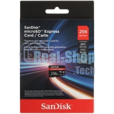 Флеш карта microSD 256GB SanDisk microSD™ Express card UHS-I A1 U30 U3 (880MB/s/650MB/s)