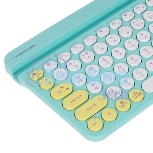 Клавиатура беспроводная A4Tech Fstyler FBK30, USB, Bluetooth/Радиоканал, зеленый