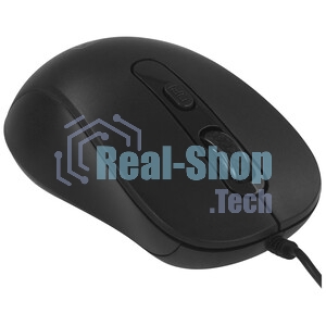 Мышь проводная Oklick 211M черный, 2400 dpi, USB, кнопки - 6