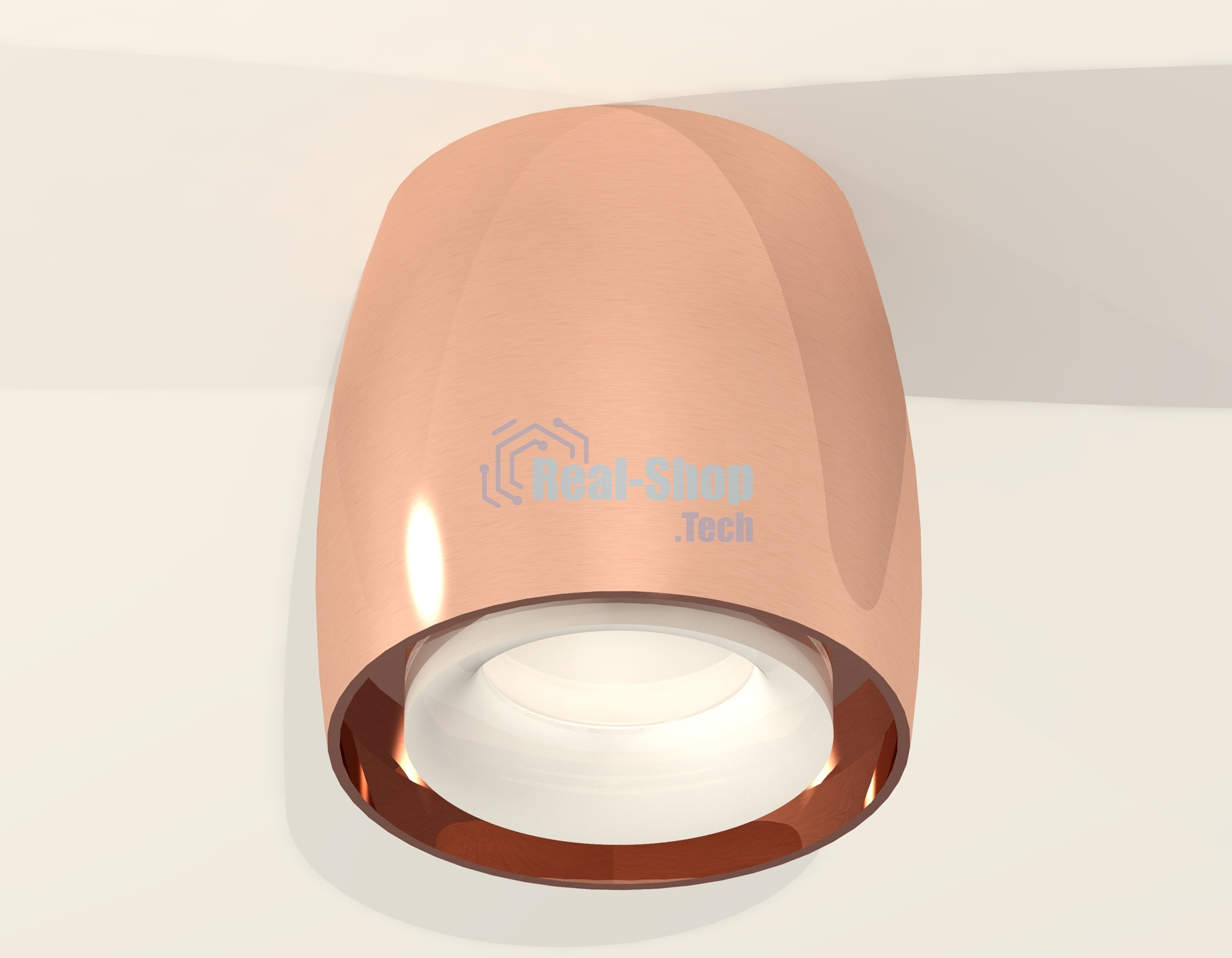 Светильник Ambrella Light XS1144020 PPG/FR золото розовое полированное/белый матовый MR16 GU5.3 (C1144, N7165)