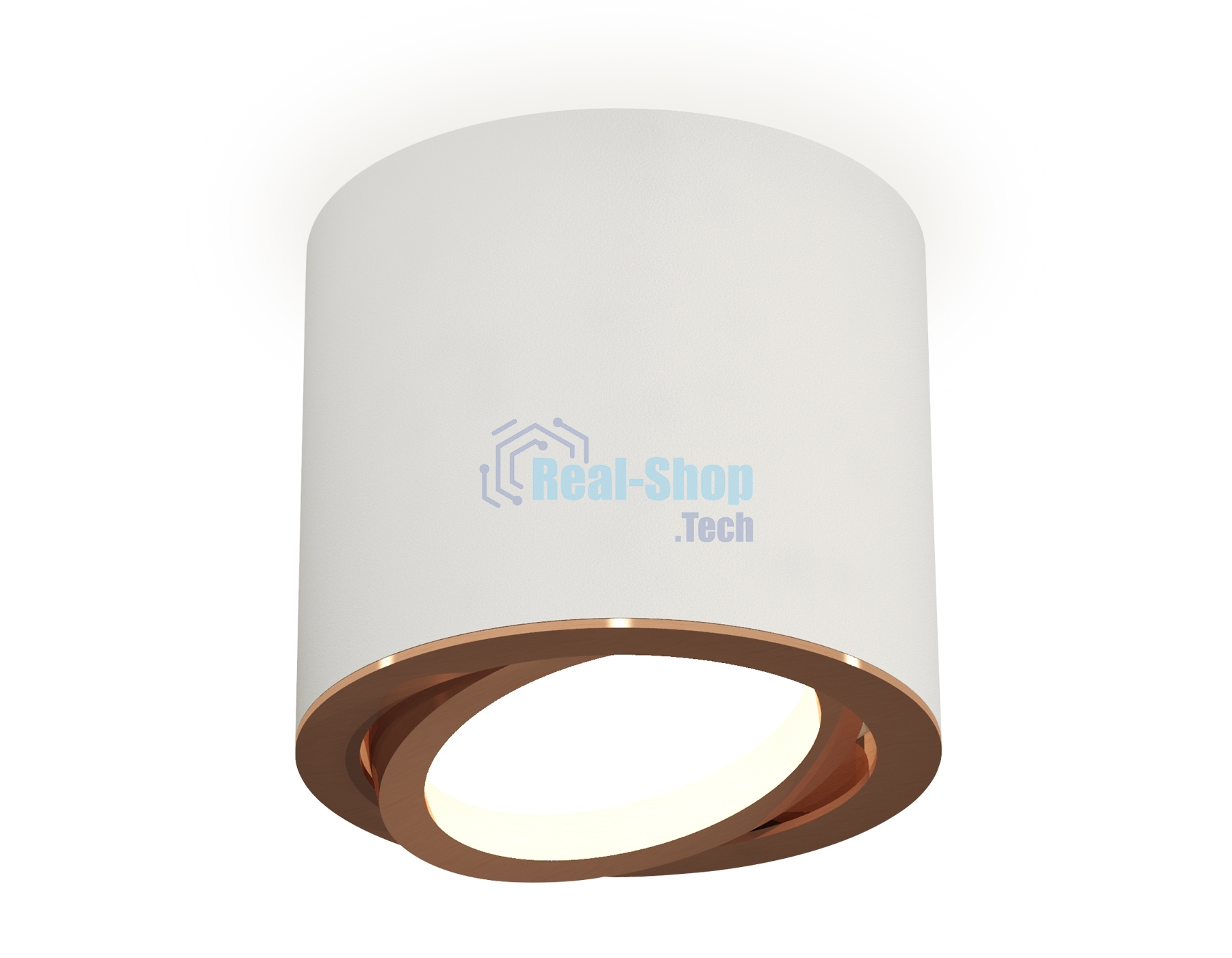Светильник Ambrella Light XS7401005 SWH/PPG белый песок/золото розовое полированное MR16 GU5.3 (C7401, N7005)