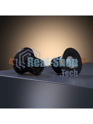 25094/LED / светильник встраиваемый светодиодный / черный