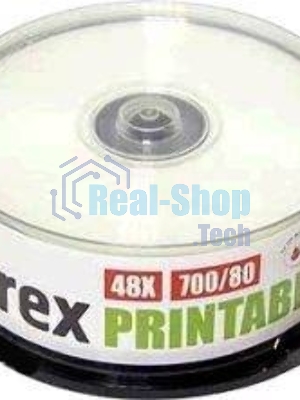 Диск CD-R Mirex 700 Mb, 48х, Cake Box (25), Ink Printable (25/300)