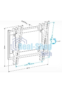 Кронштейн для телевизора Holder LCD-T2609 черный 22
