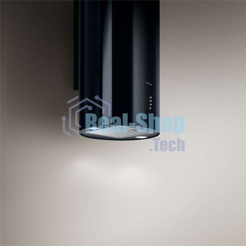 Вытяжка каминная Jet Air PIPE BL/A/43 / 43 см, кнопочное управление, 1200 куб. м., черная