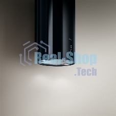 Вытяжка каминная Jet Air PIPE BL/A/43 / 43 см, кнопочное управление, 1200 куб. м., черная