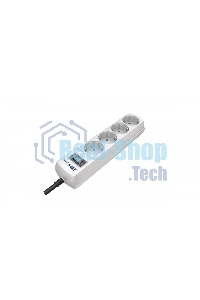 Сетевой фильтр Pilot mini 1.8 м (4 розетки) белый (коробка)