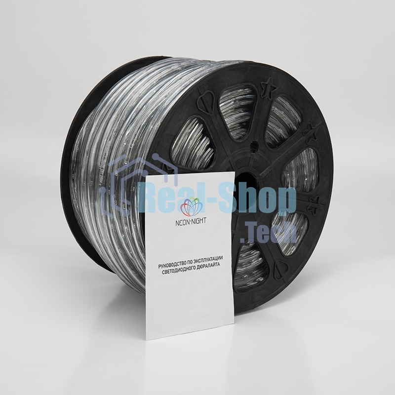 Дюралайт Neon-night LED, свечение с динамикой (3W) - синий, 24 LED/м, бухта 100м