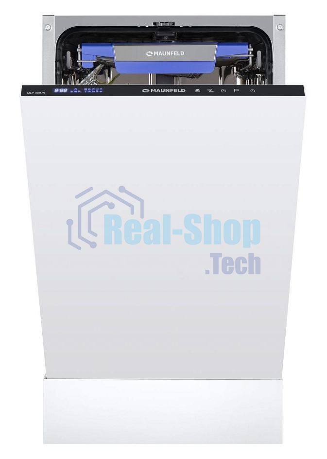 Встраиваемая посудомоечная машина Maunfeld MLP-08IMR, черный, 44.5 см, 10 компл., 47 дБ, класс A++