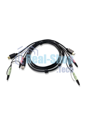 Кабель для переключателей ATEN Custom USB 2.0 HDMI KVM Cable L:1.8m*2L-7D02UH