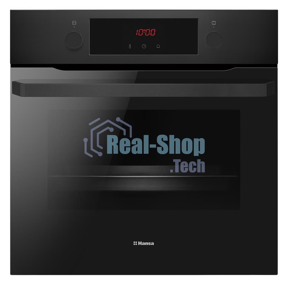 Духовой шкаф электрический Hansa BOES68454 черный, встраиваемый