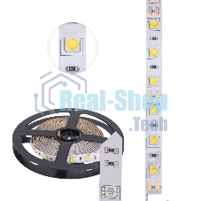 Лента светодиодная 3 м 12 В 5050 4000 К IP23 60 LED/м для БП с клеммами LAMPER
