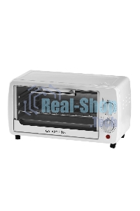 Мини-печь Galaxy Line GL 2625, белый, 8 л, 1000 Вт, таймер на 60 минут, индикатор работы, автоотключение