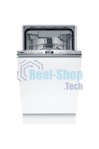 Встраиваемая посудомоечная машина Bosch SPV4EMX10E, серебристый, 44.8 см, 10 компл., 44 дБ, класс C