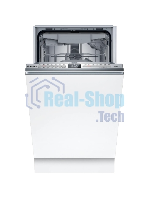 Встраиваемая посудомоечная машина Bosch SPV4EMX10E, серебристый, 44.8 см, 10 компл., 44 дБ, класс C