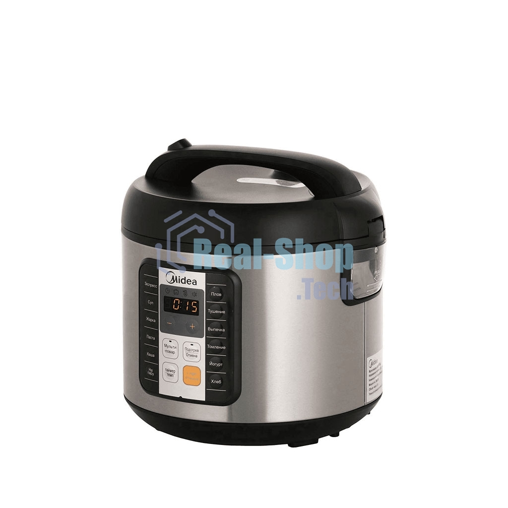Мультиварка Midea MPC-6032 Мощность 850 Вт, Емкость чаши 5 литров, 11 автоматических программ, Режим МУЛЬТИПОВАР, автоподогрев, Сенсорное управление, Таймер на 24 часа, Съемная чаша, Книга на 80 рецептов в подарок, Набор принадлежностей в комплект