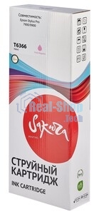 Картридж струйный Sakura C13T636600 (T6366 Vivid Light Magenta) для Epson, пурпурный, 700 мл.