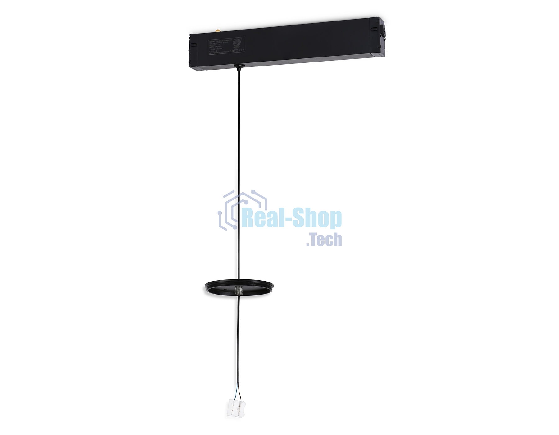 Крепеж трековый подвесной для корпуса DIY D85mm 240*42*25 H1500 BK черный