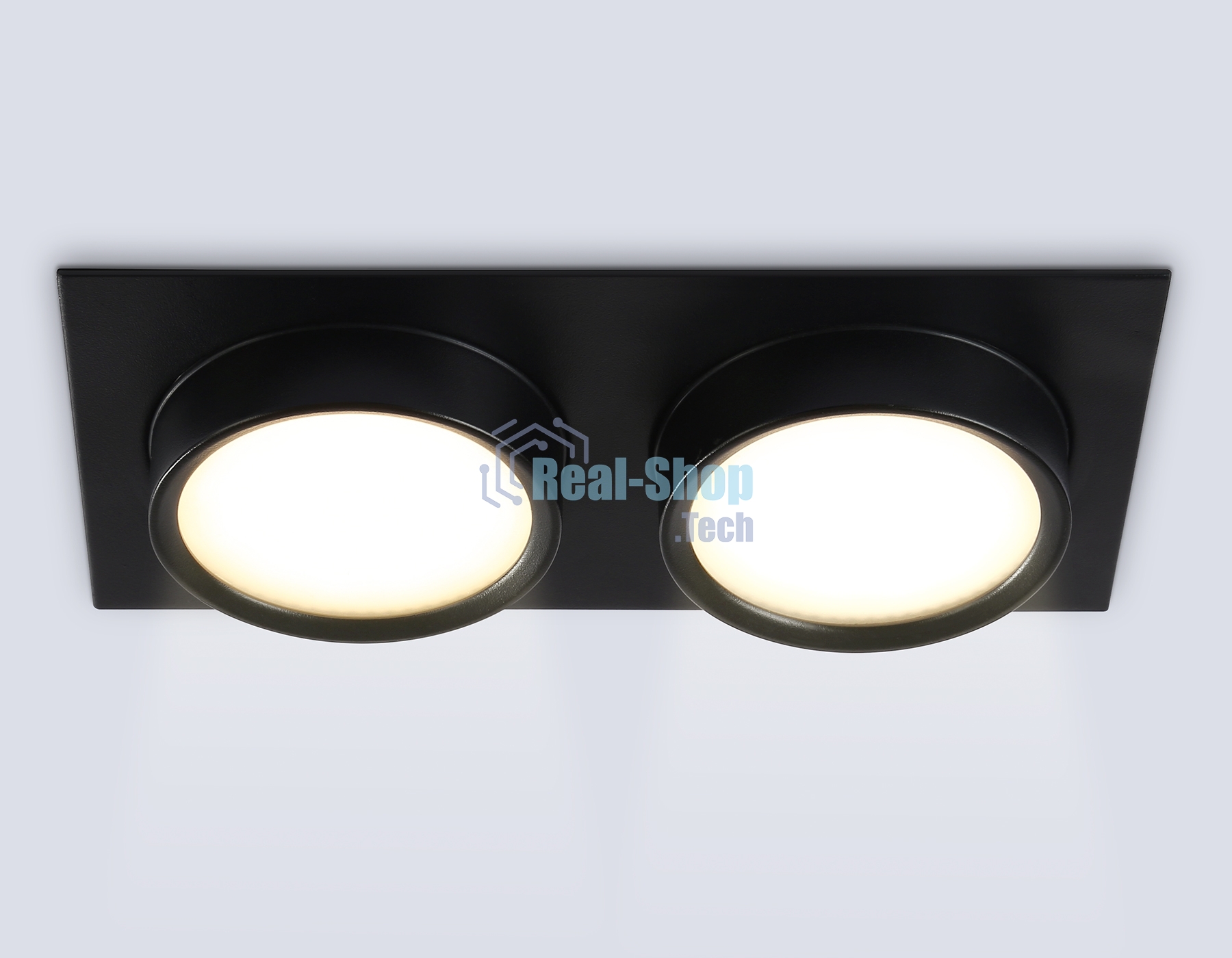 Светильник Ambrella light TN6743/2 BK черный IP44 GX53/2 210*110*57