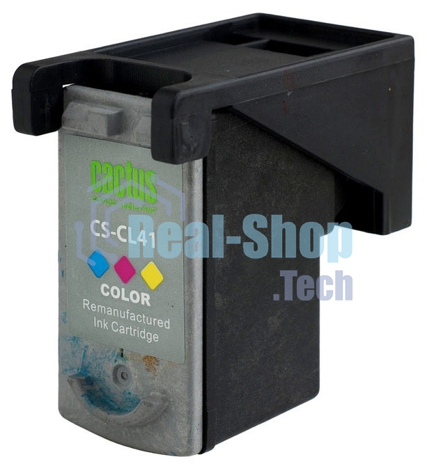 Картридж струйный Cactus CS-CL41 многоцветный (18 мл.) для Canon Pixma MP150/MP160/MP170/MP180/MP210/MP220/MP450/MP460/MP470/iP1200/iP1300/iP1600/iP1700/iP1800/iP190