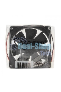 Вентилятор для корпуса Gembird FANPS черный, 80 мм, 2600 об/мин, 27 дБ, 2 pin