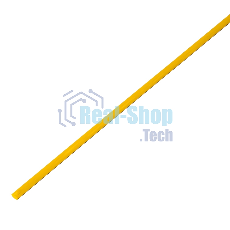Термоусадочная трубка 4,0/2,0 мм, желтая, упаковка 50 шт. по 1 м PROconnect