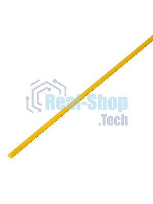 Термоусадочная трубка 4,0/2,0 мм, желтая, упаковка 50 шт. по 1 м PROconnect