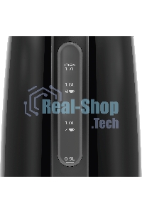 Чайник электрический Bosch TWK3P423 1.7л. 2400Вт черный (корпус: нержавеющая сталь)