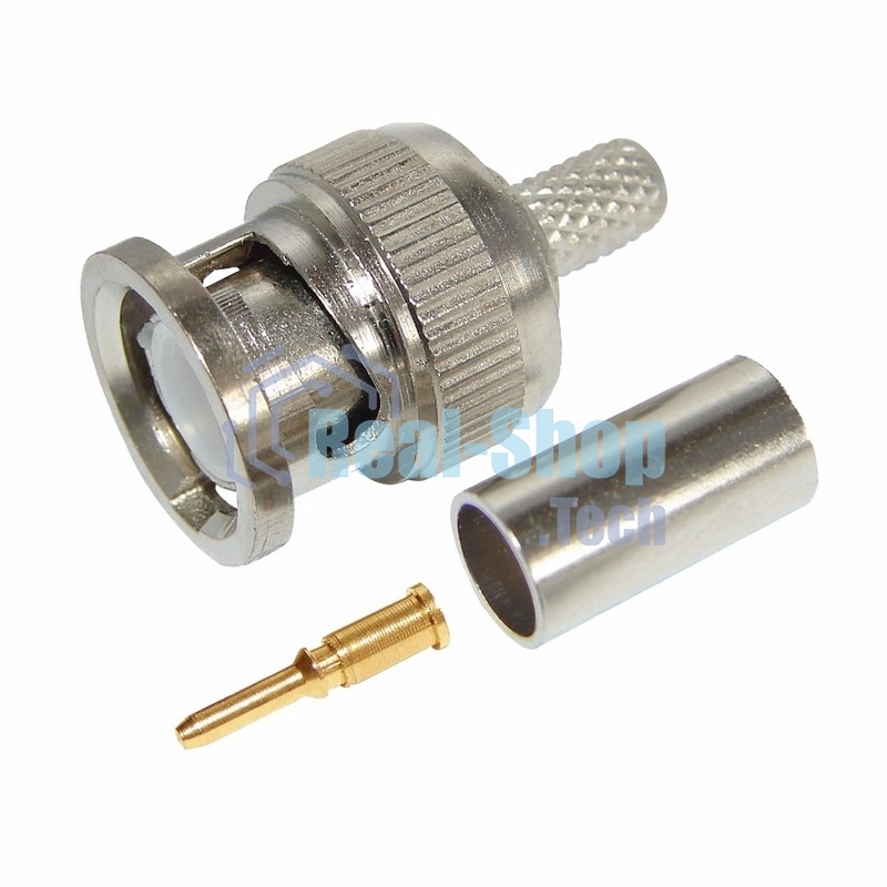 Разъем Rexant штекер BNC RG-59 обжим