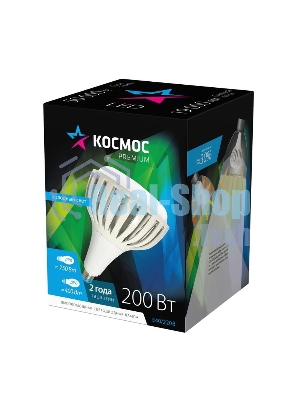 Лампа светодиодная KOSMOS premium HWLED 200Вт 6500К E40 220В Космос KHWLED200WE4065