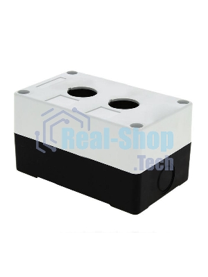 Корпус КП 102 2 кнопки белый EKF cpb-102-w