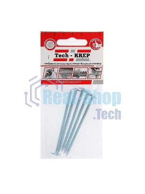Саморез для тонкого метал. листа со сверлом 4.2х16 (уп.16шт) пакет Tech-Krep 102398