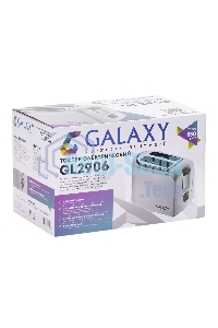 Тостер Galaxy GL 2906, белый, пластик, 850 Вт