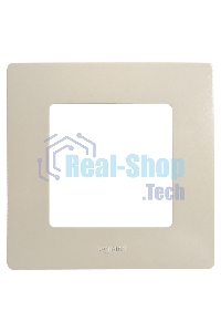 Рамка ETIKA 1 пост, сл. кость