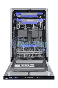 Встраиваемая посудомоечная машина Maunfeld MLP-08IMR, черный, 44.5 см, 10 компл., 47 дБ, класс A++