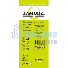 Пружины для переплета пластиковые Fellowes Lamirel LA-7867401 14 мм белый 100 шт