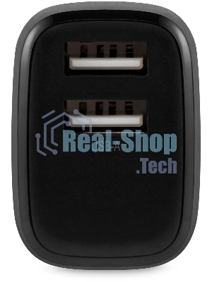 Сетевое зарядное устройство Buro BUWH1 15.5W 3.1A 2xUSB универсальное черный