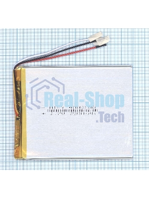 Аккумулятор Li-Pol (батарея) 4x80x100мм 3pin 3.7V/3900mAh