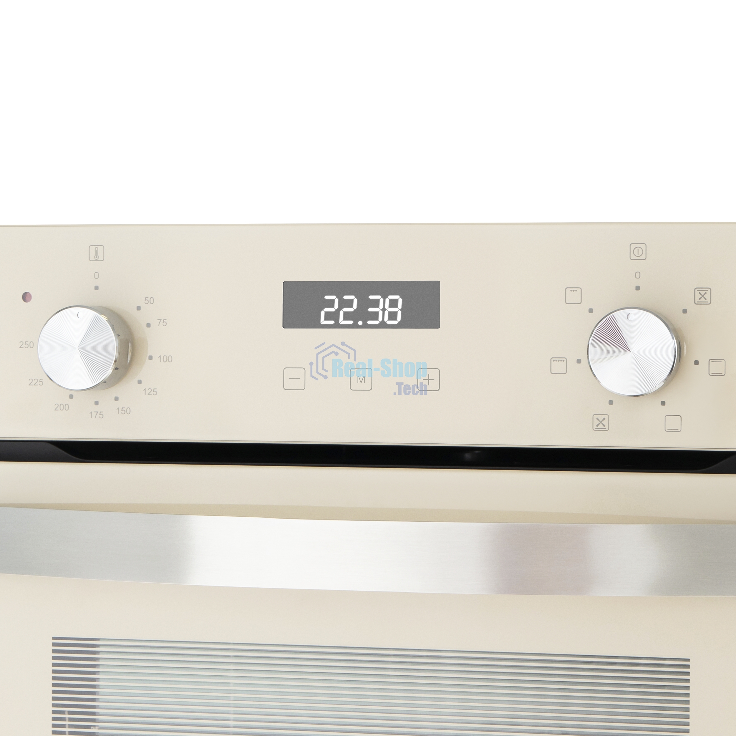 Шкаф духовой электрический Maunfeld EOEM516BG, 45 см, 51 л, бежевый, встраиваемый