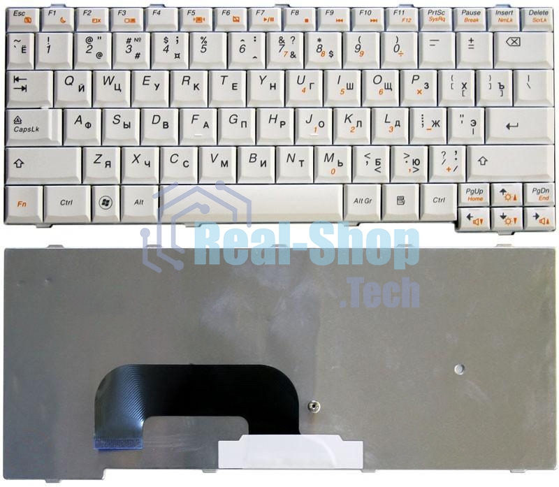Клавиатура для ноутбука Lenovo IdeaPad S12 белый