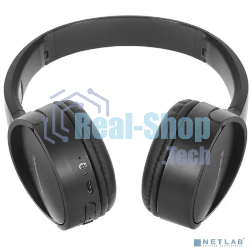 Беспроводные наушники Panasonic RB-HF420BGEK черный, накладные, Bluetooth, быстрая зарядка