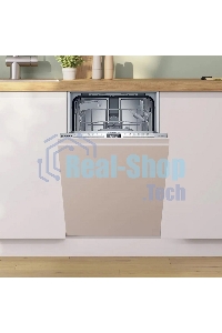 Встраиваемая посудомоечная машина Bosch SPV4EMX10E, серебристый, 44.8 см, 10 компл., 44 дБ, класс C