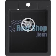 Мойка GRANFEST URBAN 240 1-чаша 400x490мм, монтаж: врезной, материал: кварц, черный